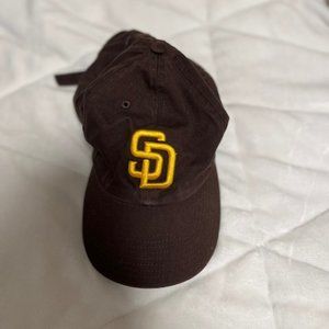 San Diego Padres  '47 Brown Clean Up Adjustable Hat (Officially licensed MLB)